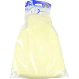 Wärmflasche groß mit Frotteebezug gelb 1 St