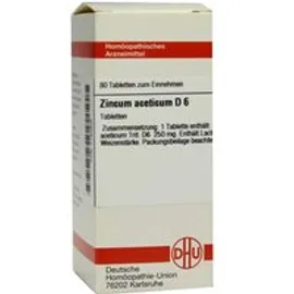 Zincum Aceticum D 6 Tabletten 80 St