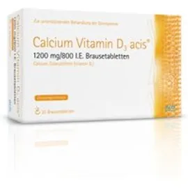 CALCIUM VITAMIN D3 acis 1200 mg/800 I.E. 20 St