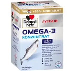 Doppelherz Omega-3 Konzentrat system Kap 80 St
