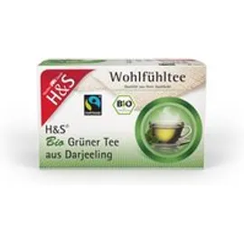 H&S Bio Grüner Tee aus Darjeeling Filter 40 g