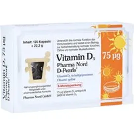 Vitamin D3 75 µg Pharma Nord D-Pearls Ka 120 St