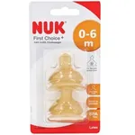 NUK First Choice+ Trinksauger Latex Gr.1 2 St