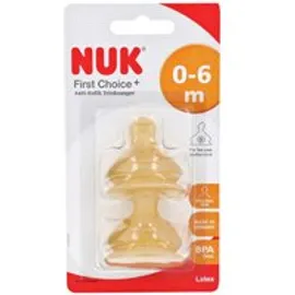 NUK First Choice+ Trinksauger Latex Gr.1 2 St