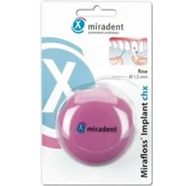 Miradent Zahnseide Mirafloss Implant chx 750 St
