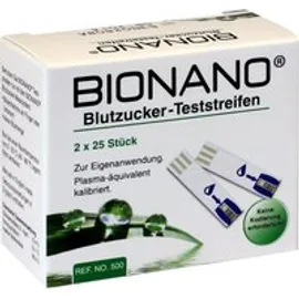 Bionano Blutzucker-teststreifen 50 St