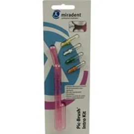 Miradent Interdentalbürsten Pic-Brush Intro Kit transparent pink 1 St