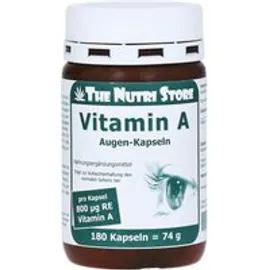 Vitamin A 800 µg Augen Kapseln 180 St