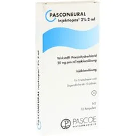 Pasconeural Injektopas 2% 2 ml 10 St