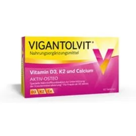 VIGANTOLVIT® Vitamin D3, K2 und Calcium 60 St