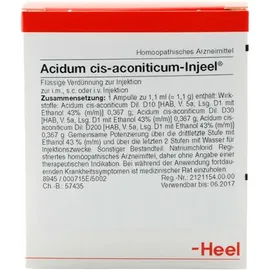 Acidum cis-aconiticum-Injeel® Ampullen