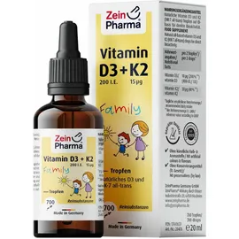 Vitamin D3+K2 Mk-7 Family ZeinPharma®