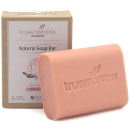 truemorrow Natural Soap Bar - Natürliche Hand- und Hautpflegeseife Rose-Vanille