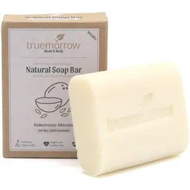 truemorrow Natural Soap Bar - Natürliche Hand- und Hautpflegeseife Kokosnuss-Mandel