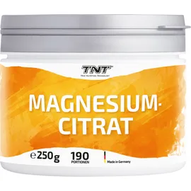 TNT Magnesium Citrat, Pulver zur Verminderung von Müdigkeit, Teil des Elektrolythaushaltes