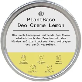 PlantBase Deo Creme Lemon