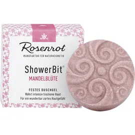 Rosenrot Naturkosmetik - ShowerBit® - festes Duschgel Mandelblüte