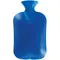 Bild 1 für fashy Wärmflasche Doppellamelle mit Wellen-Dekor saphir