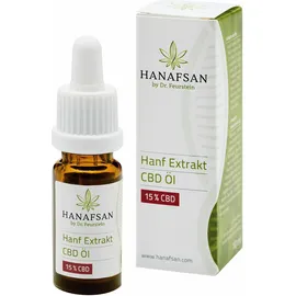 Hanafsan® Hanf Extrakt CBD Öl 15 % CBD