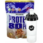 Weider Protein 80 Plus Caramel-Toffee + nu3 SmartShaker