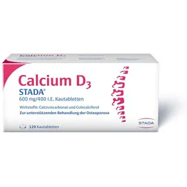 Calcium D3 Stada 600 mg 400 I.E 120 Kautabletten