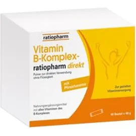 Vitamin B-komplex-ratiopharm Direkt Pulv 40 St