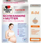 Schwangerschaftsset Doppelherz® system Schwangere + Mütter & Bi-Oil Hautpflege Spezialist