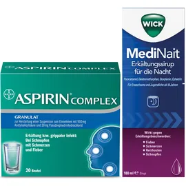 Erkältungsset Wick MediNait + Aspirin® Complex