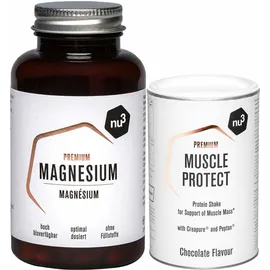 nu3 Premium Magnesium, vegan + Premium Muscle Protect