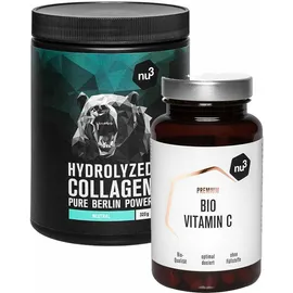 nu3 Bio Kollagenhydrolysat + nu3 Premium Bio Vitamin C