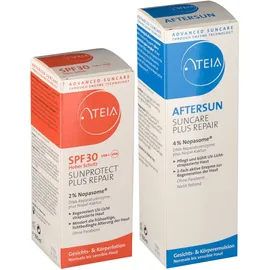 Ateia® Aftersun Suncare Plus Repair 150 ml + Ateia® SPF 30 Sunprotext Plus Repair 100 ml