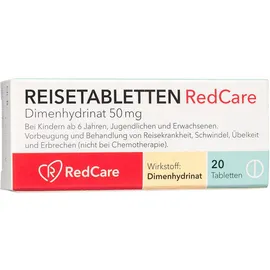 Reisetabletten RedCare Dimenhydrinat 50 mg