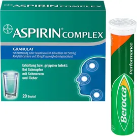 Aspirin® Complex Granulat + Berocca® Performance Set