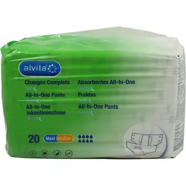 alvita® All-in-One Inkontinenzhosen Maxi Medium Nacht