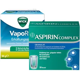 Erkältungsset Wick VapoRub + Aspirin Complex ab 16 Jahre