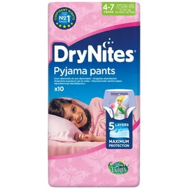 DryNites Pyjama Pants Girl 4-7 Jahre M. L