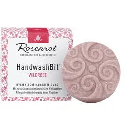Rosenrot Naturkosmetik - HandwashBit® - feste Waschlotion Wildrose - Handpflege
