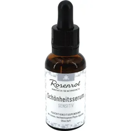 Rosenrot Naturkosmetik – Schönheitsserum Sensitiv - für sensible Haut - Bio-Hautpflege