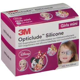 Opticlude 3M Silicone Disney Girls mini 5 cm x 6 cm