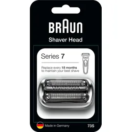Braun - Ersatzscherkopf für Elektrische Rasierer für Männer `73S` in Silber