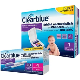Clearblue Advanced Fertilitätsmonitor + 20 Teststäbchen