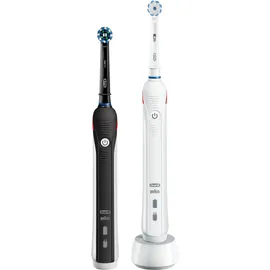 Oral-B - Elektrische Zahnbürste 'Pro 2-2900 mit 2. Zahnbürste' in Schwarz und Weiß