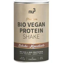 nu3 Bio Vegan Protein Shake Schoko-Macchiato