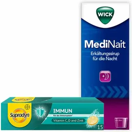 Erkältungsset Wick MediNait + Supradyn® Immun