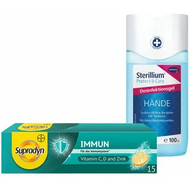 Sterillium® Protect & Care Händedesinfektion + Supradyn® Immun