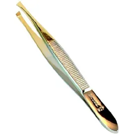 Malteser® Pinzette schräg Goldspitze 8 cm
