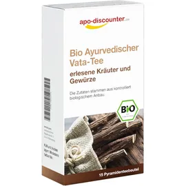 Bio Ayurvedischer Vata-Tee Filterbeutel von apo-discounter