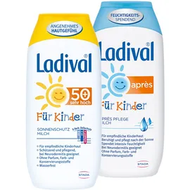 Ladival Kinder Sonnenmilch Lsf 50 und Apres Lotion