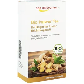 Bio Ingwer Tee Filterbeutel von apo-discounter