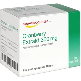 Cranberry Extrakt 300 mg Kapseln von apo-discounter